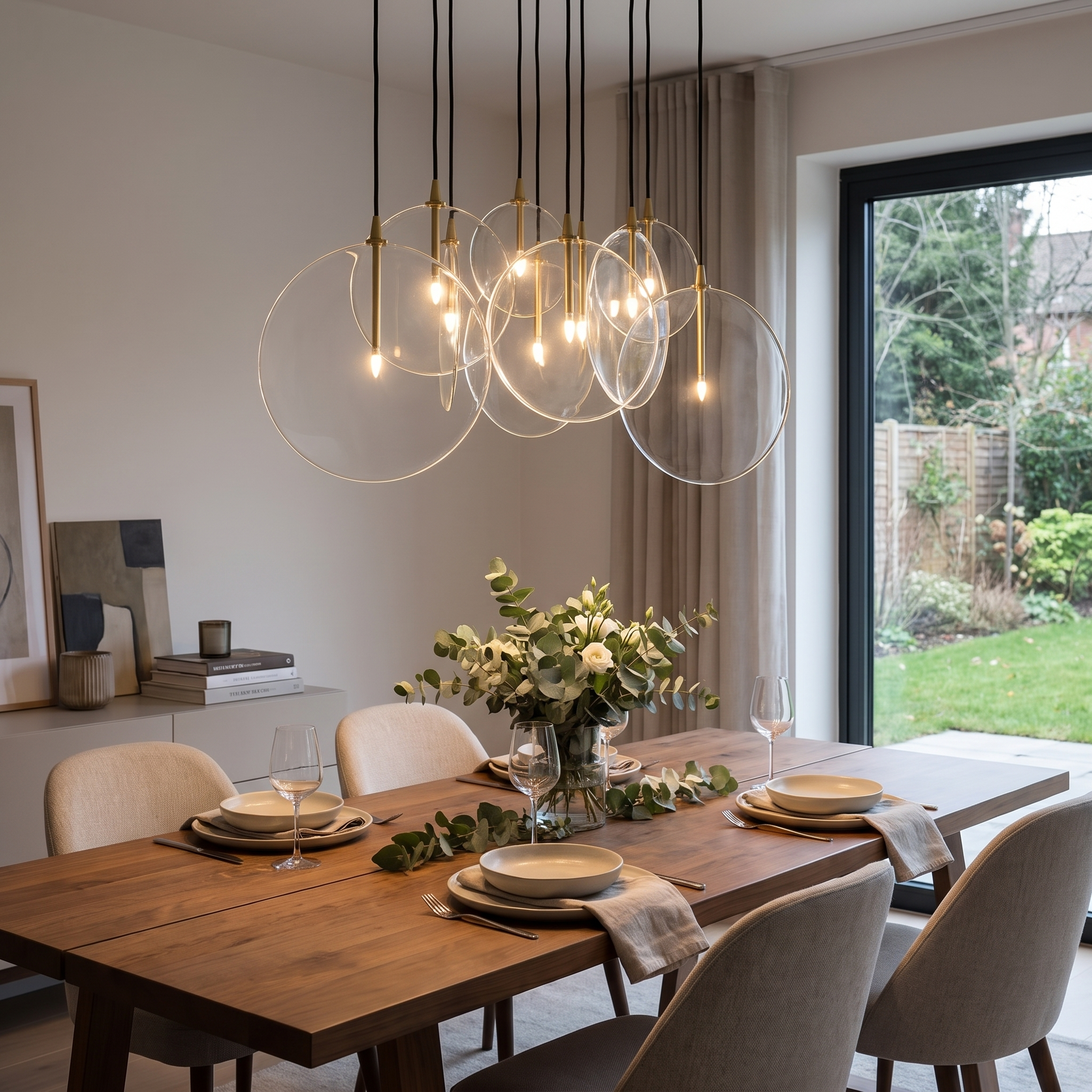Cluster 7 Mix Chandelier - lifestyle