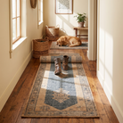 Samsa Hand Knotted Runner Rug - lifestyle