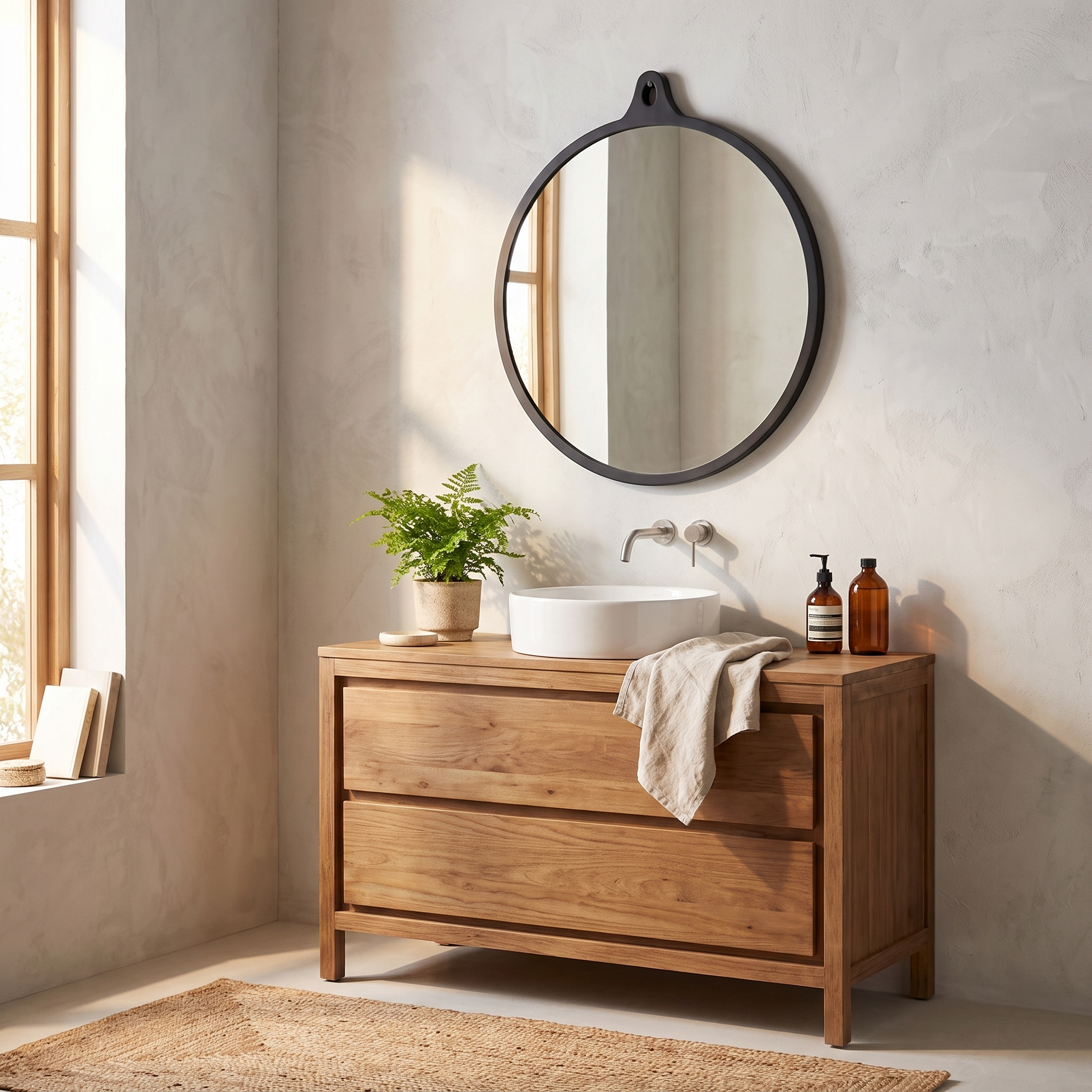 Hyde Round Mirror - lifestyle