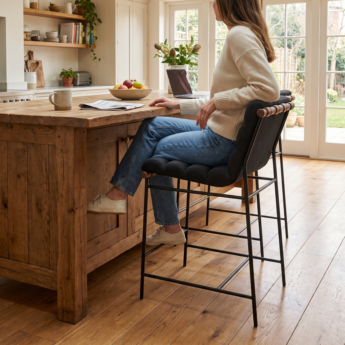 Vail Counter Bar Stool - lifestyle