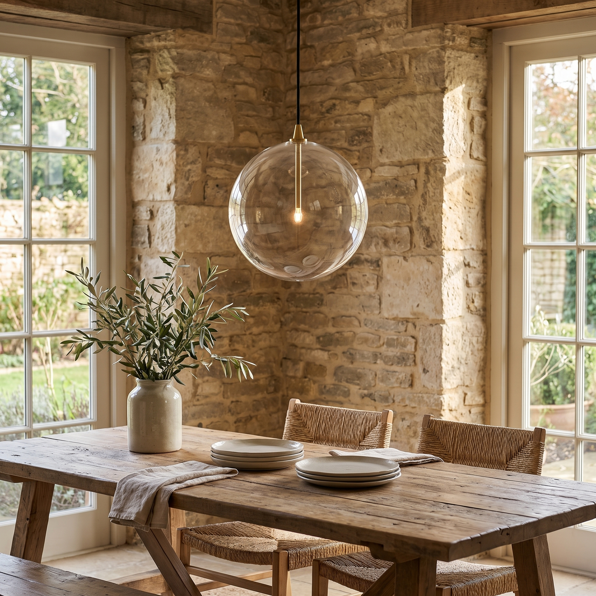 Glass Globe Pendant - lifestyle