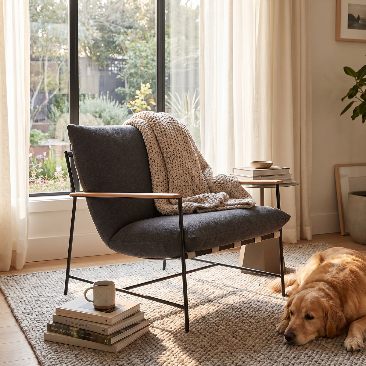 Outdoor Vail Lounge Chair - lifestyle