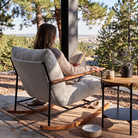 Outdoor Strata Side Table - lifestyle