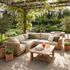 Sylvan Outdoor Sectional - lifestyle