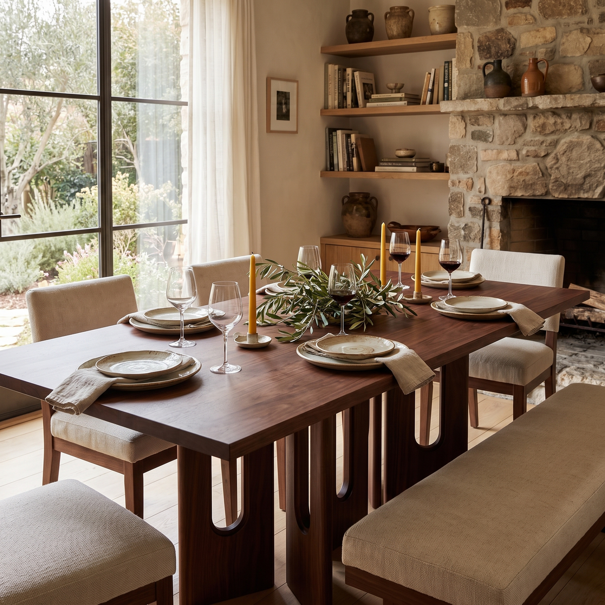 Highland Dining Table - lifestyle