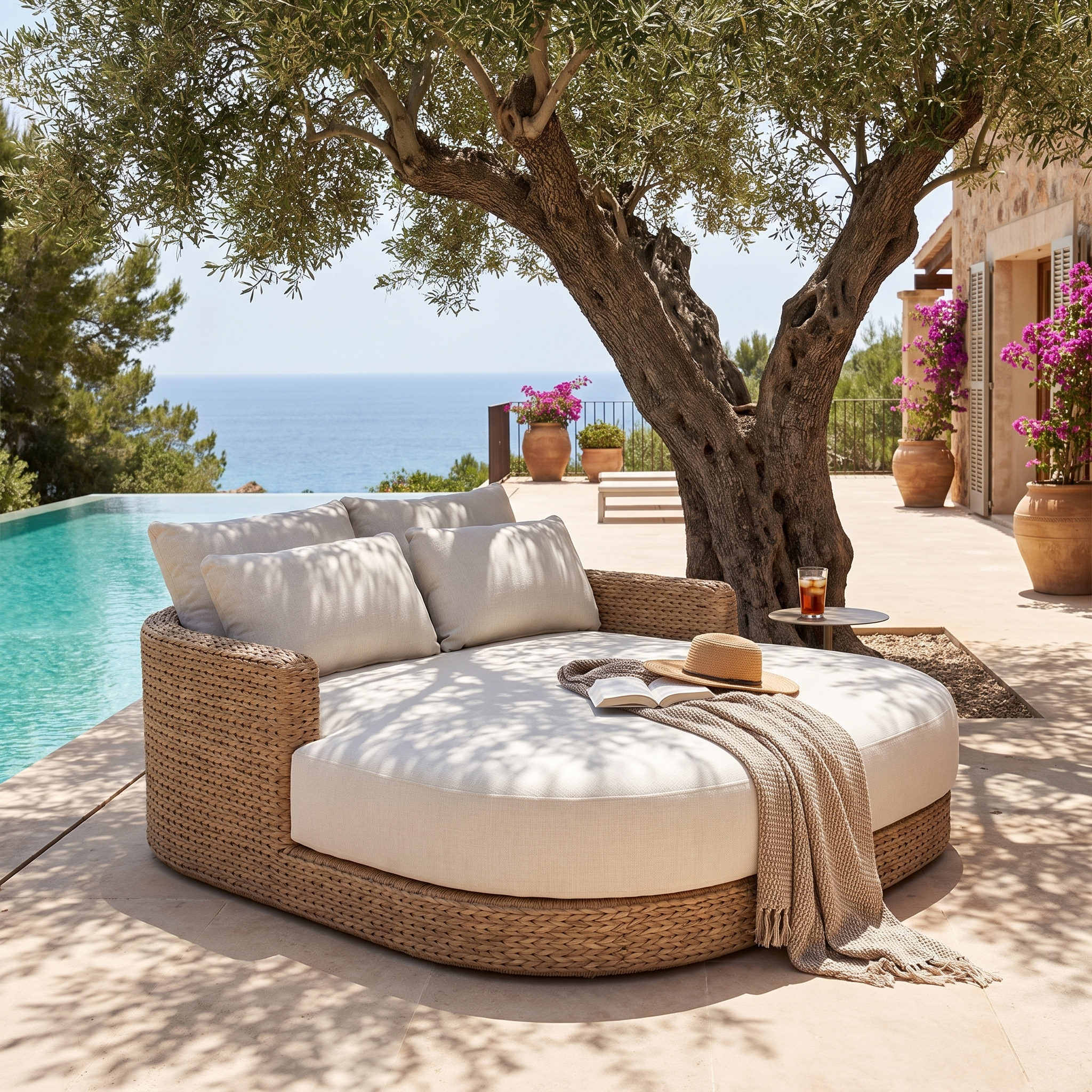Caney Outdoor Double Chaise