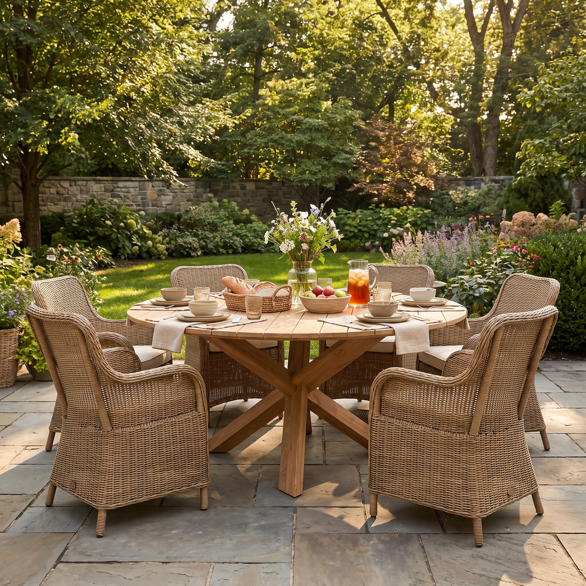 Circle Outdoor Dining Table