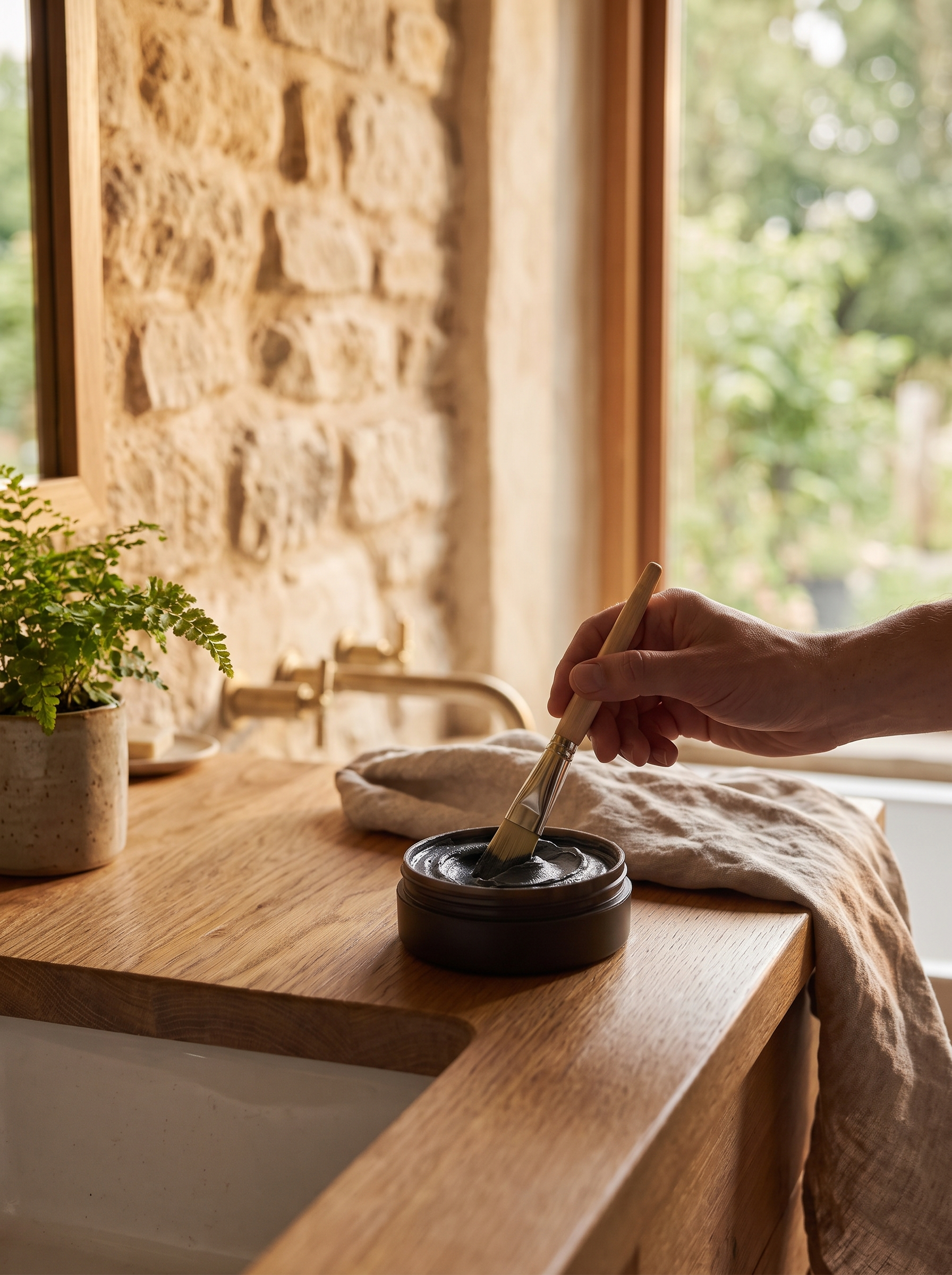 Organic Round Valet Tray lifestyle 1