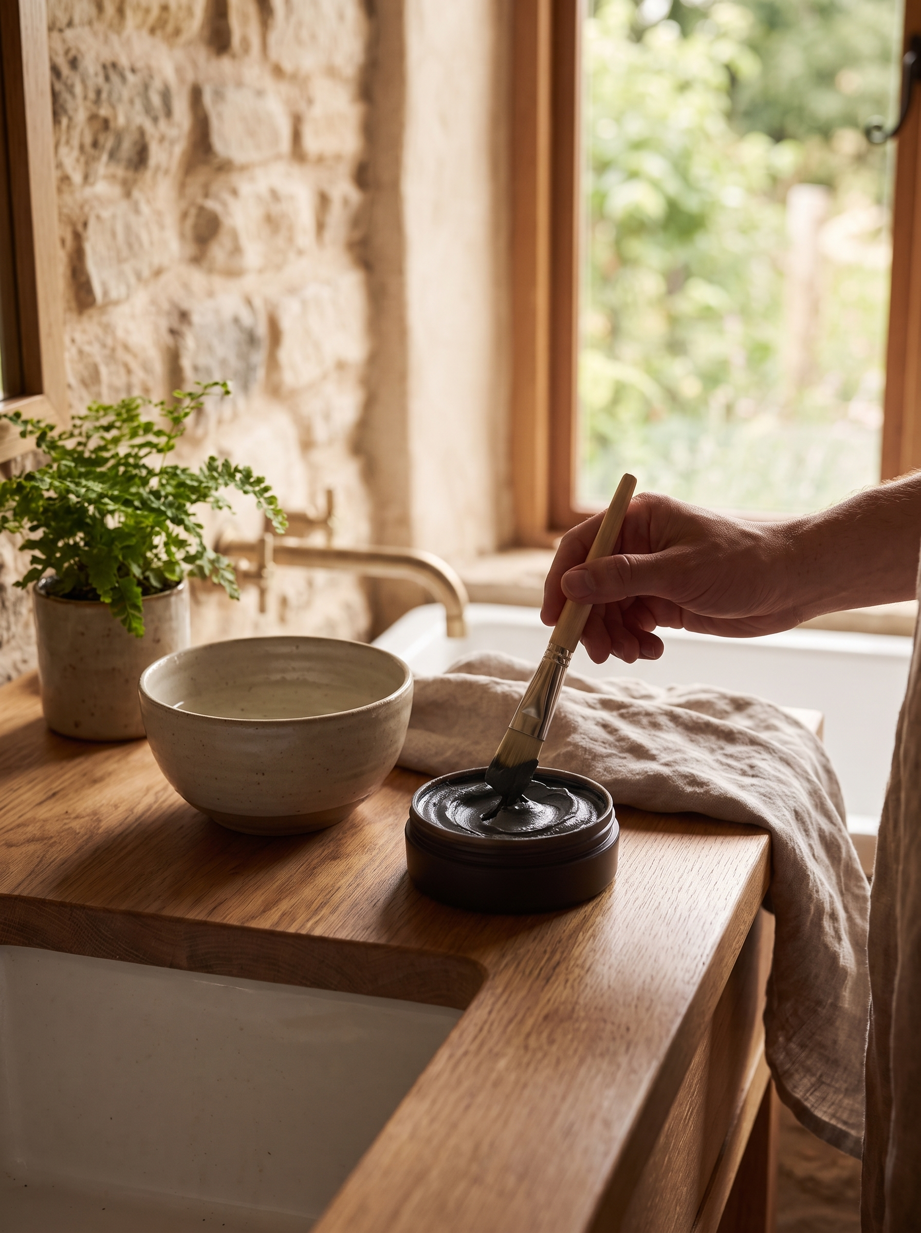 Organic Round Valet Tray lifestyle 2