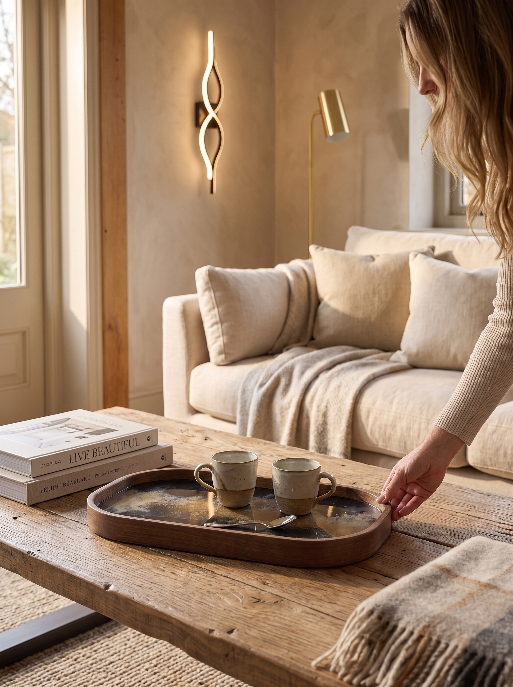 Organic Oblong Valet Tray lifestyle 3