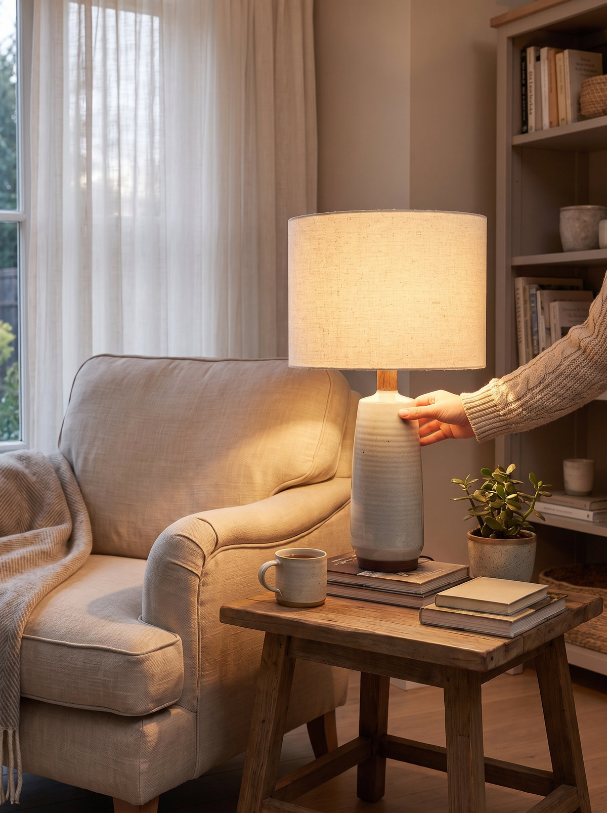 Golden Table Lamp lifestyle 1