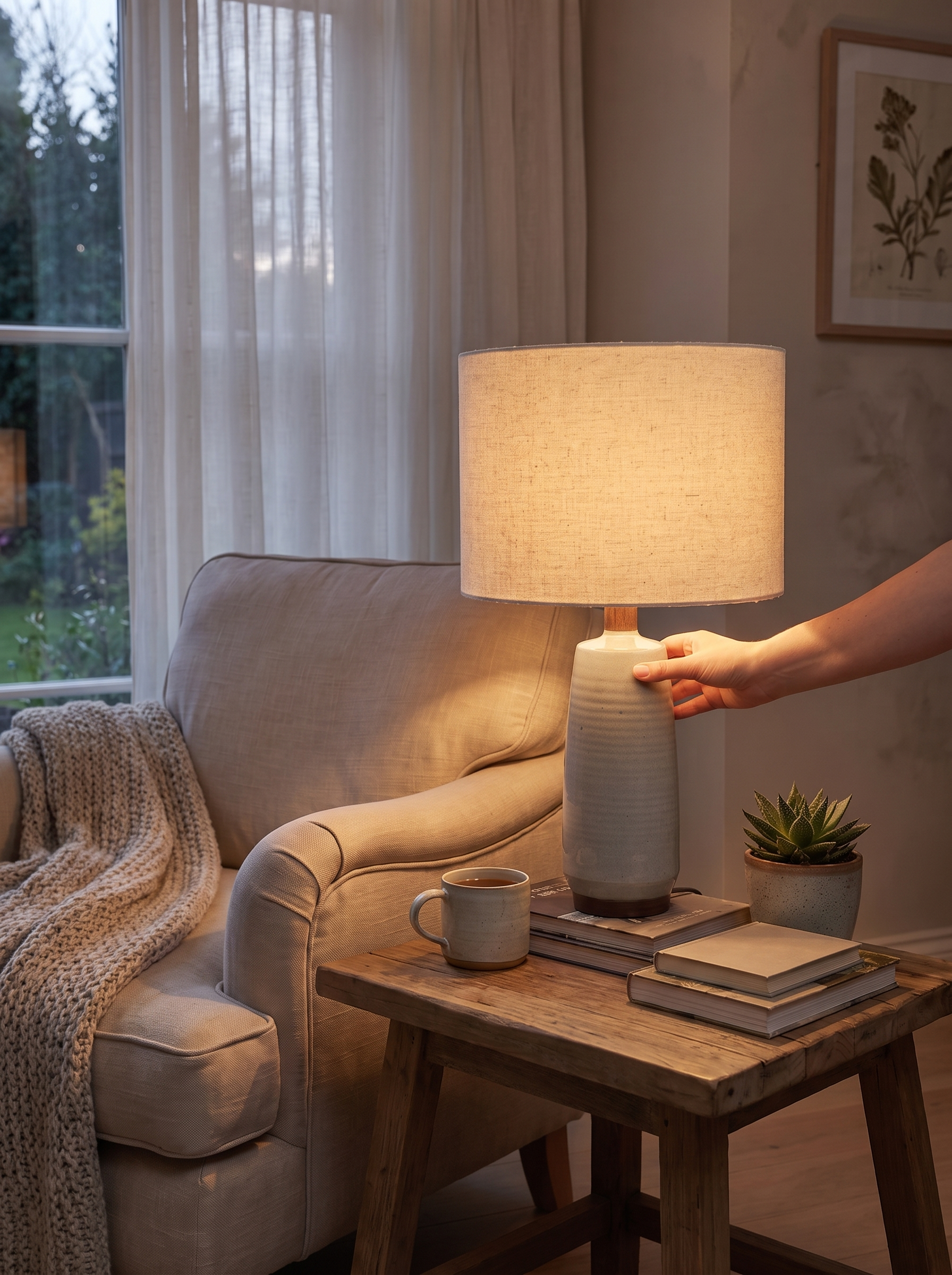 Golden Table Lamp lifestyle 3
