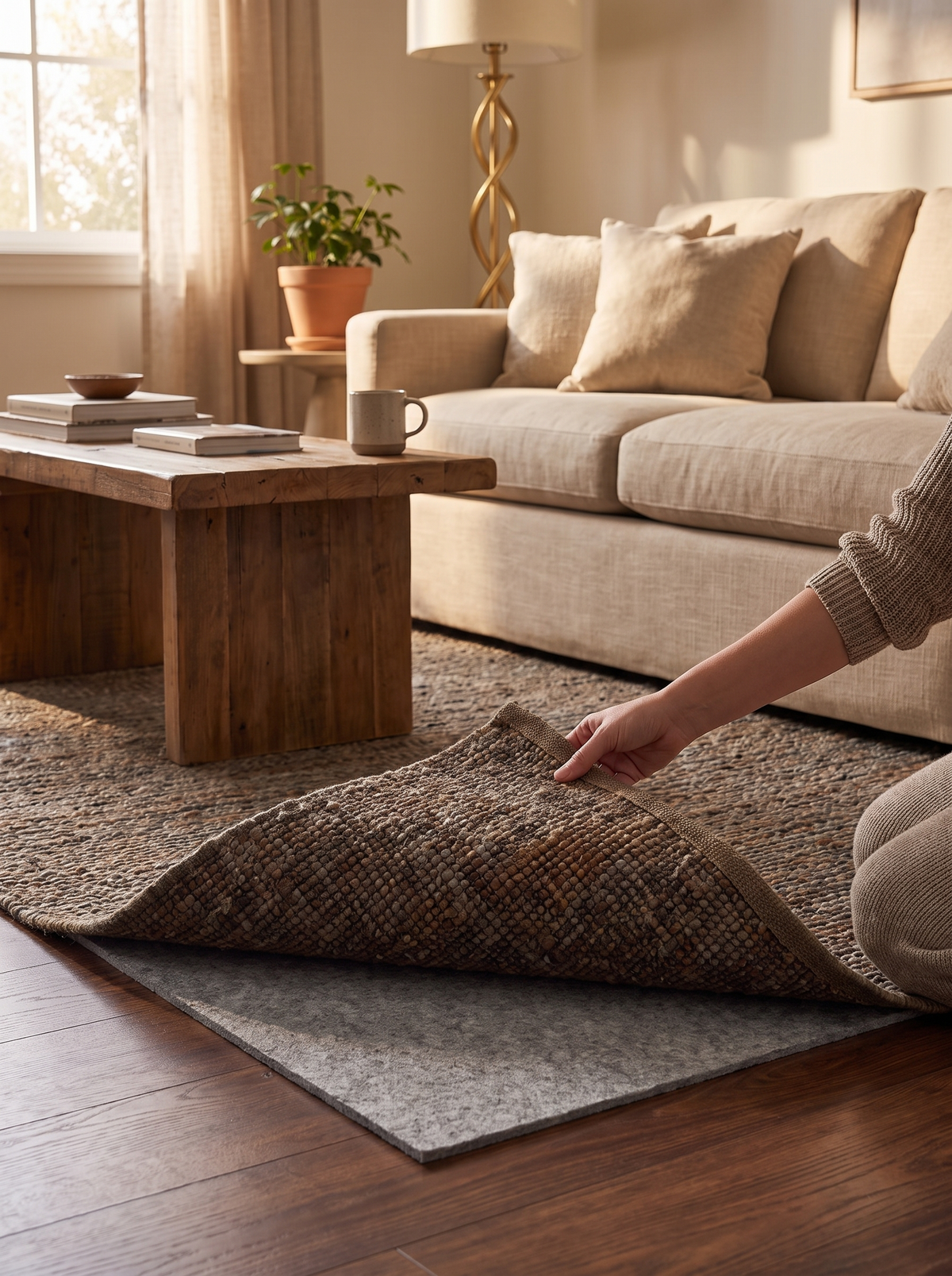 Rug Pad lifestyle 1