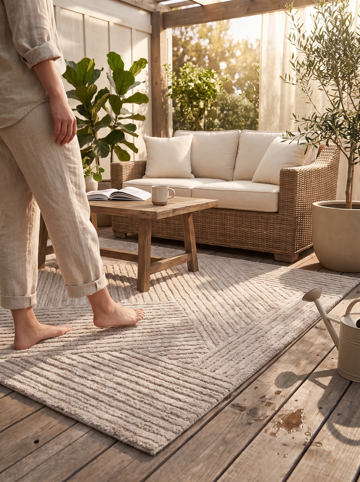 Chasen Outdoor Rug lifestyle 1
