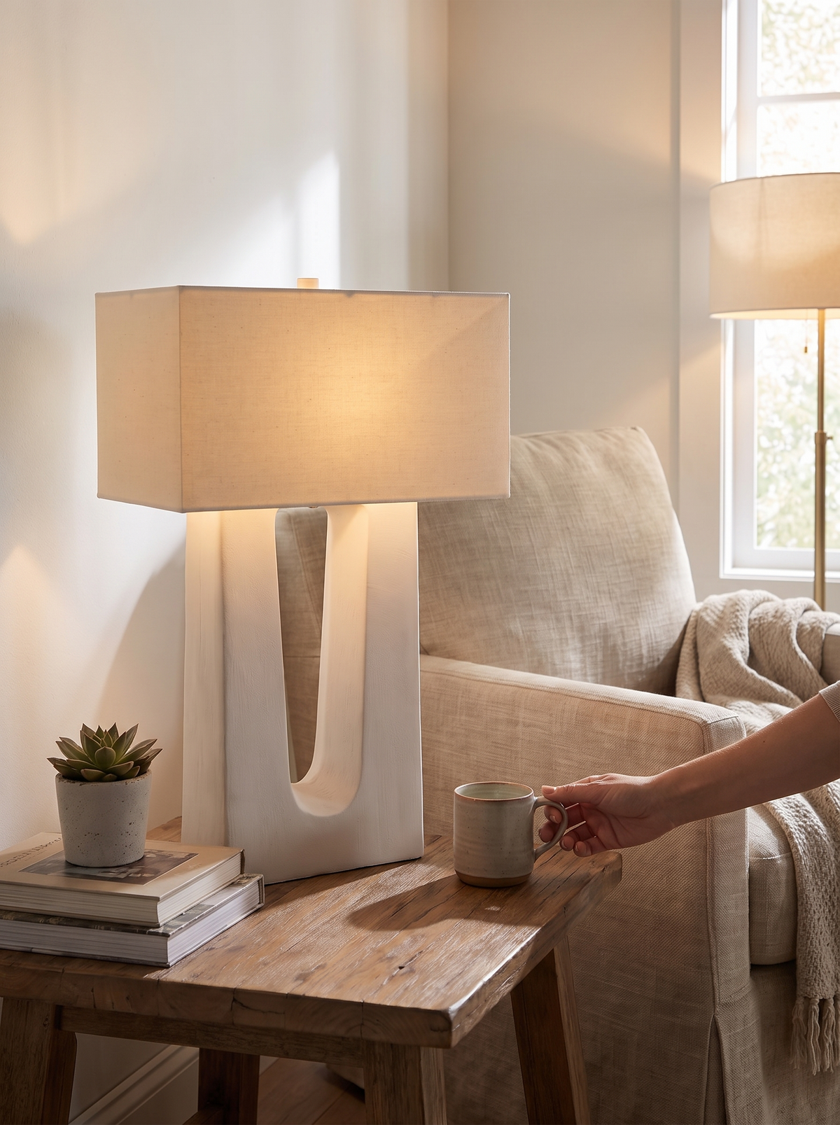 Cain Table Lamp lifestyle 1