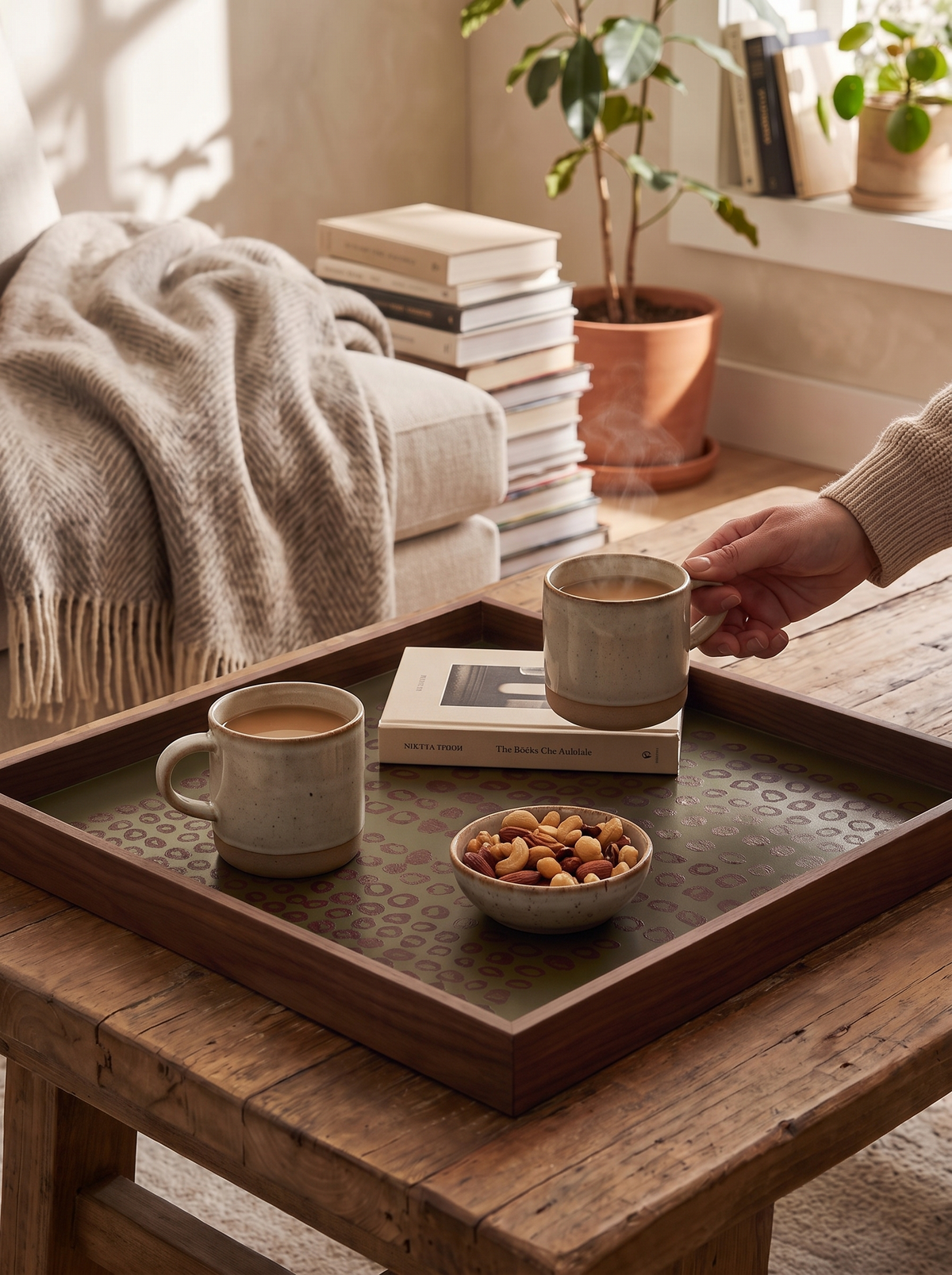 Second Nature Square Trays lifestyle 1