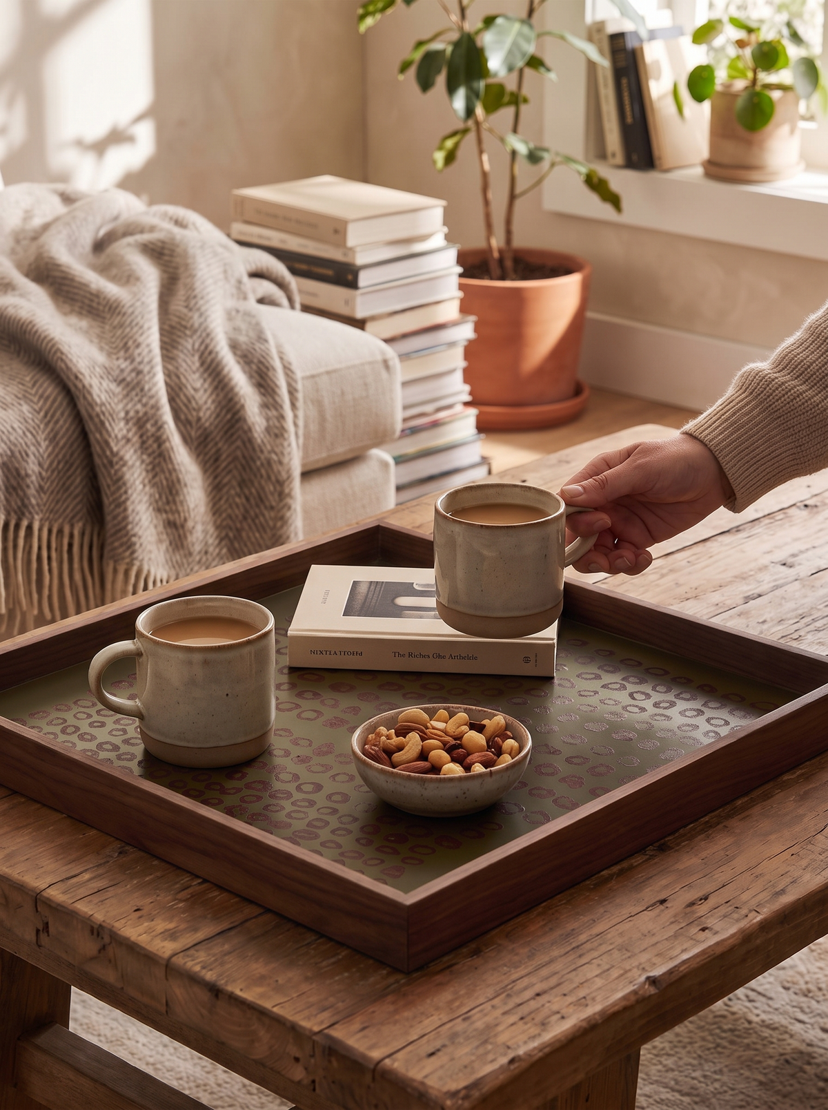 Second Nature Square Trays lifestyle 2