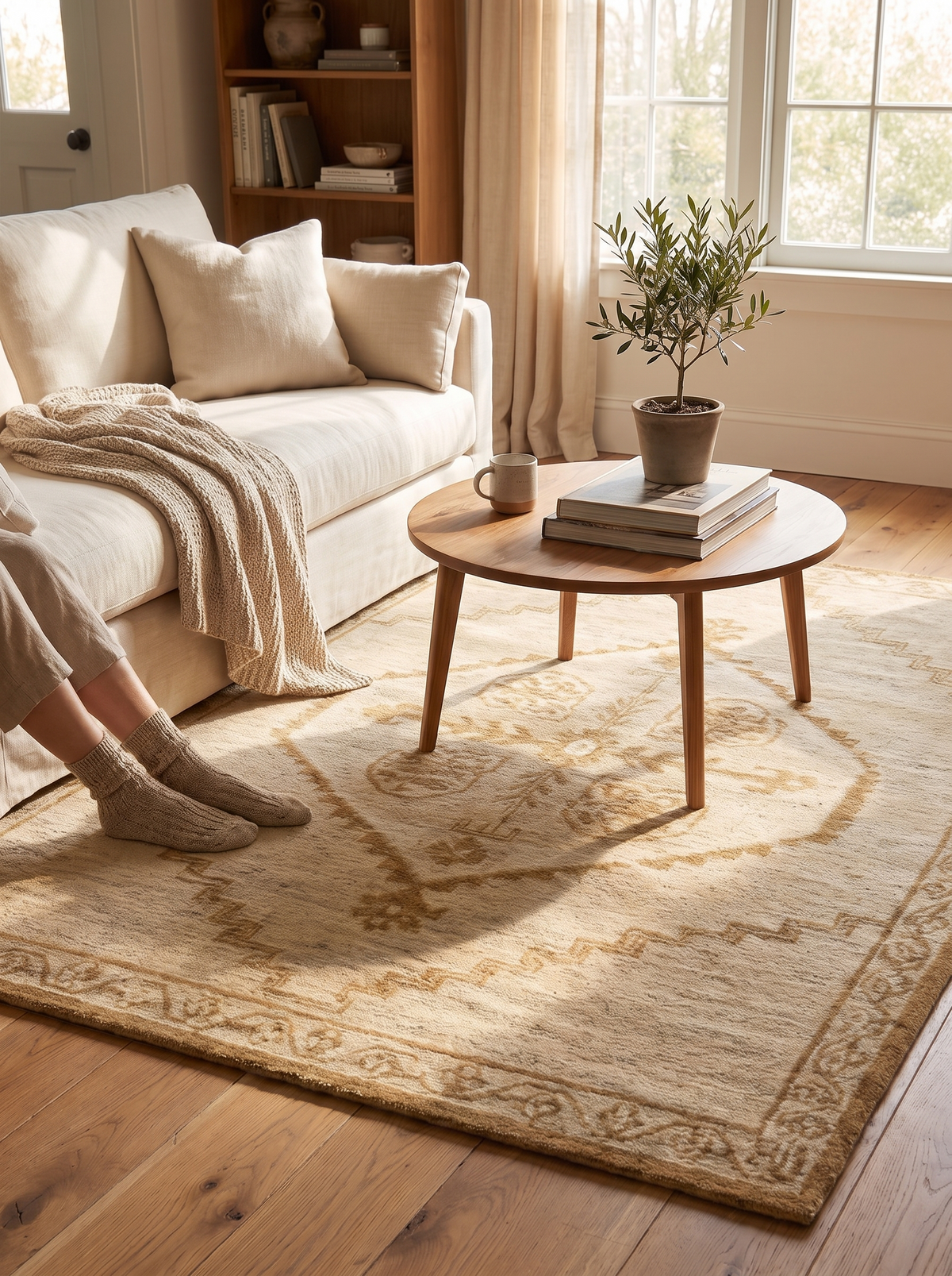 Cadiz Hand-Knotted Rug lifestyle 1