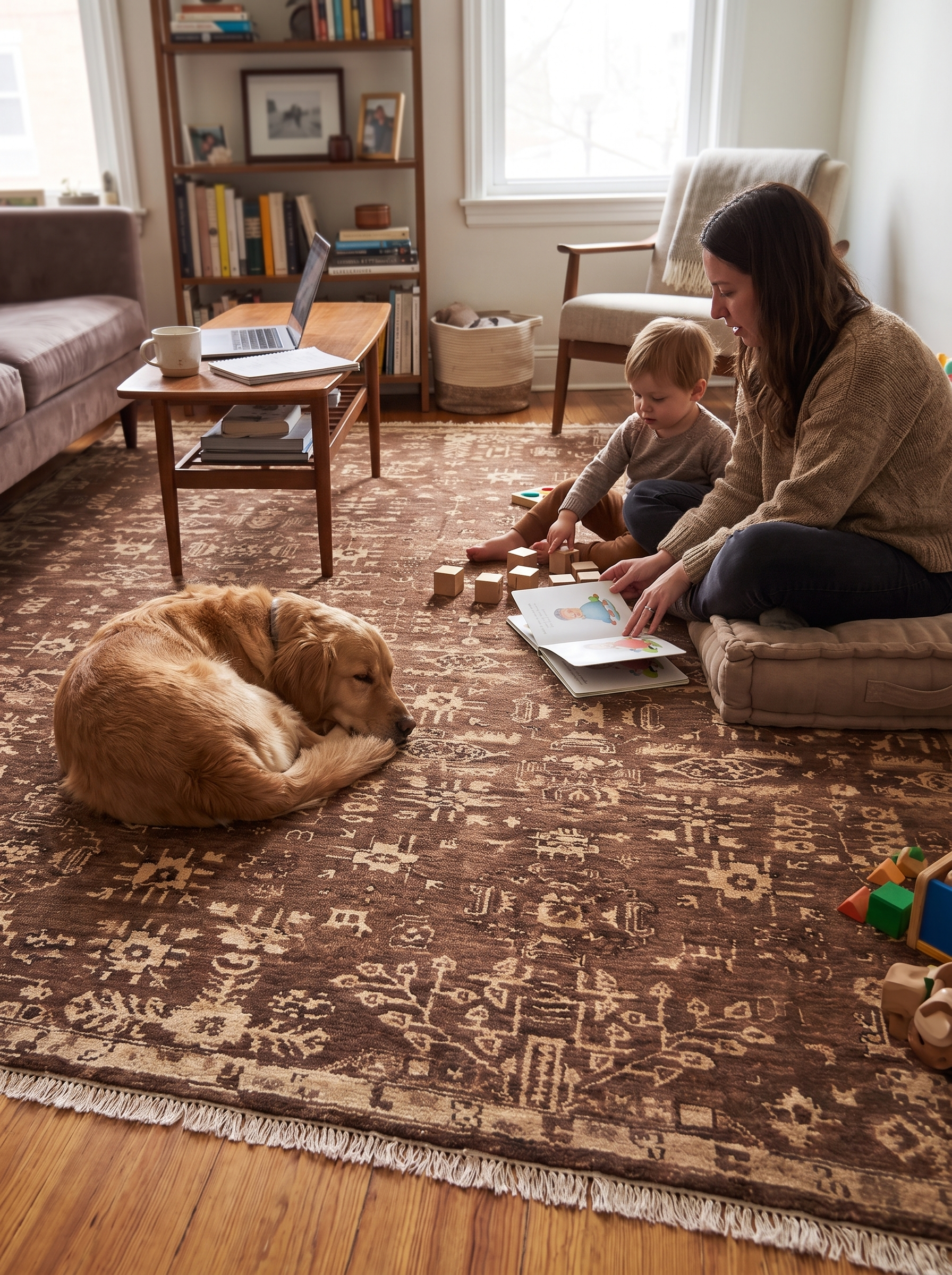 Paolo Hand-Knotted Rug lifestyle 2