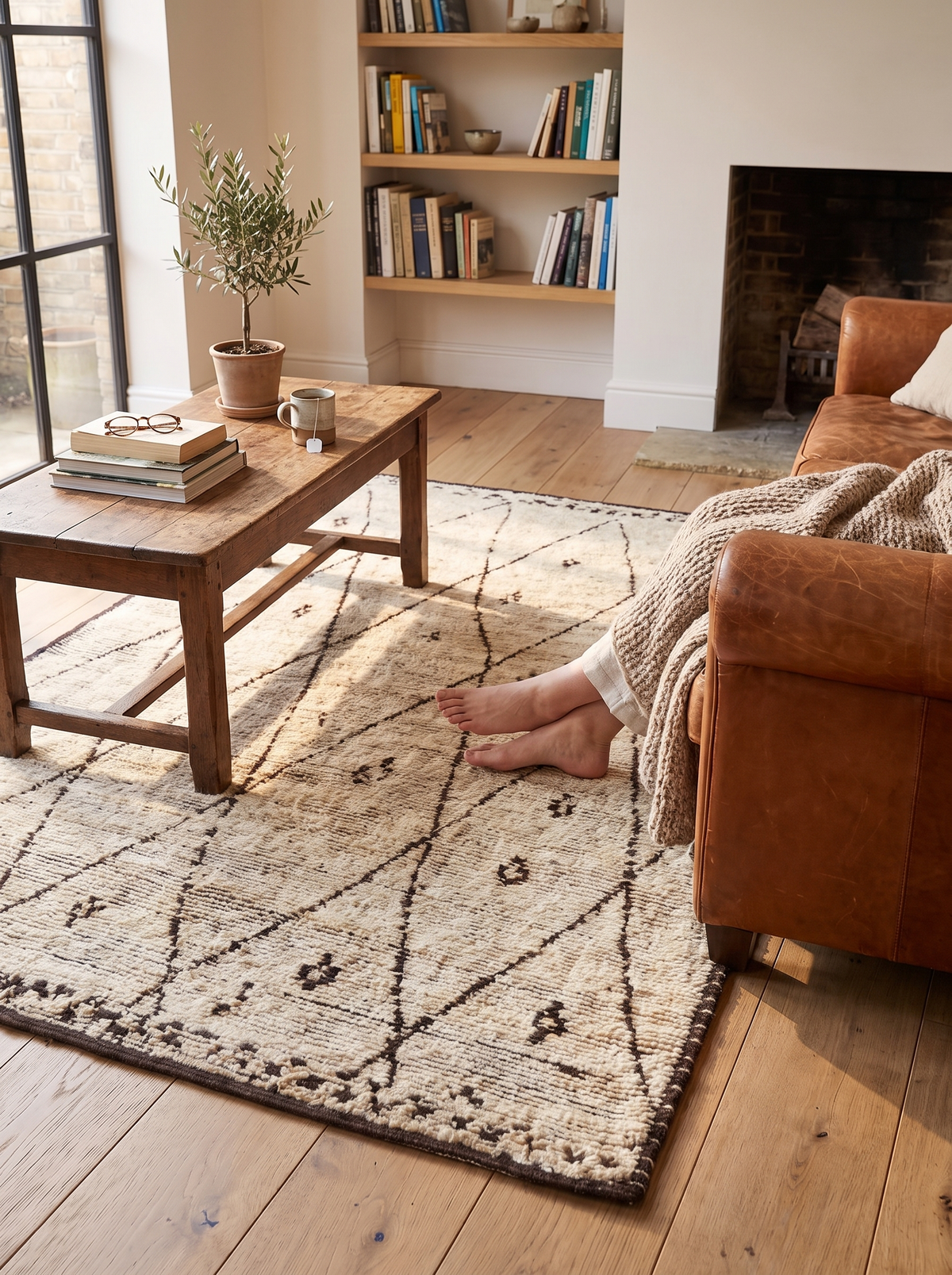 Gretchen Hand Knotted Rug lifestyle 1