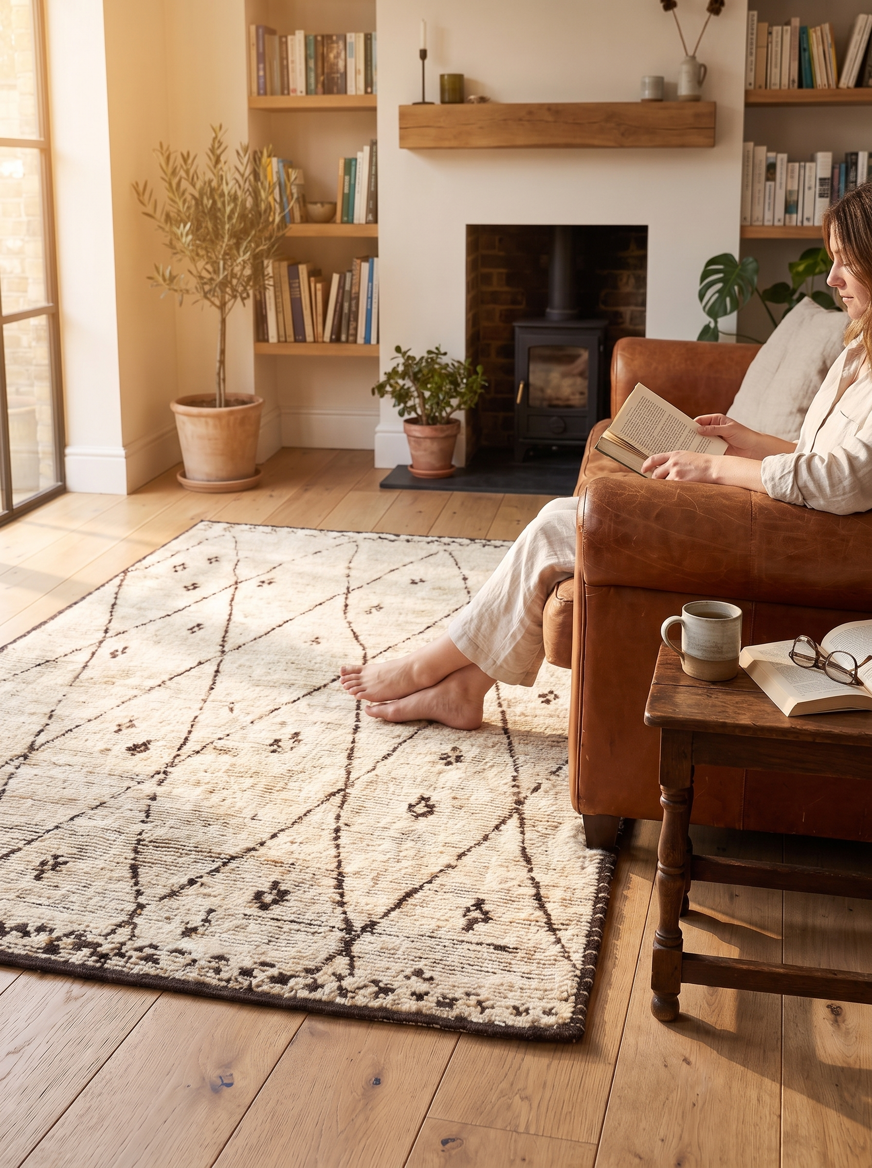 Gretchen Hand Knotted Rug lifestyle 3