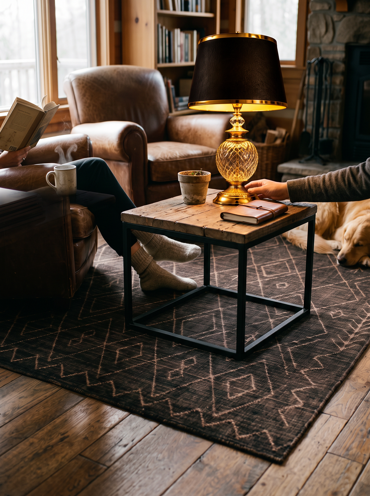 Nador Moroccan Hand Knotted Rug lifestyle 1