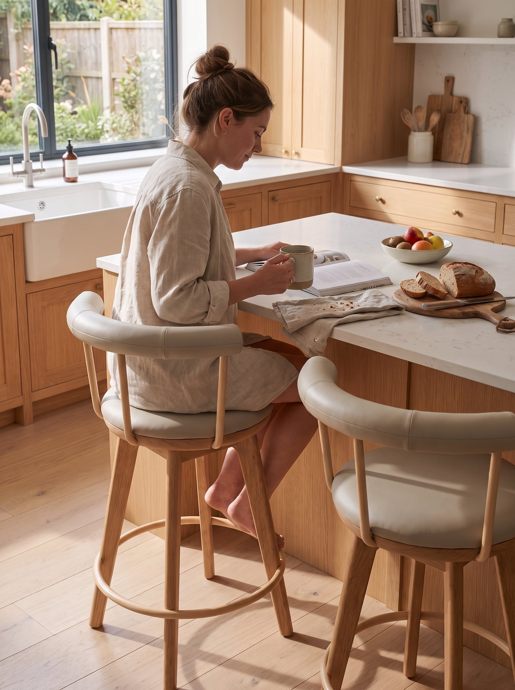 Keystone Swivel Counter & Bar Stool lifestyle 3