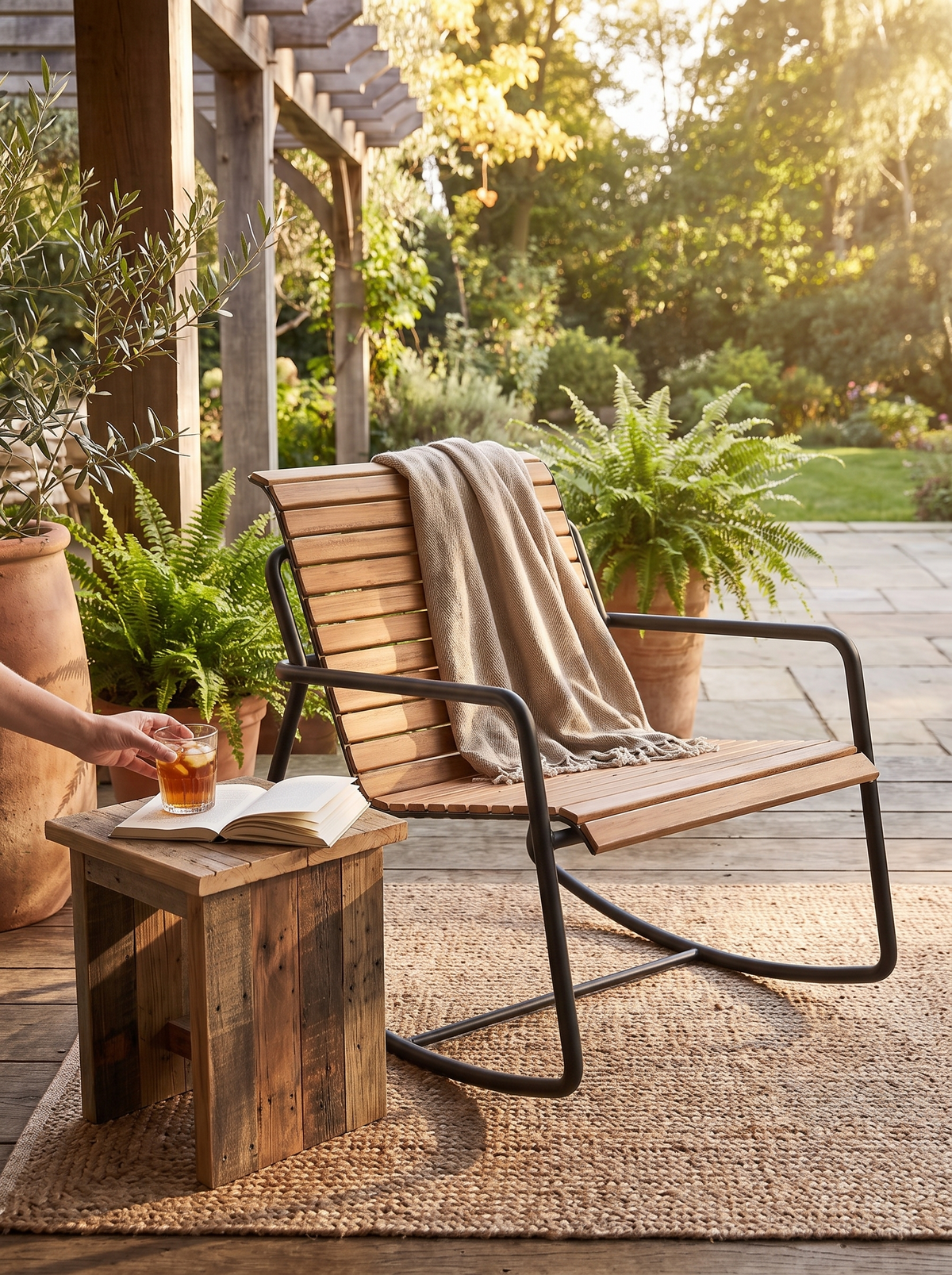 Outdoor Strata Rocker lifestyle 1