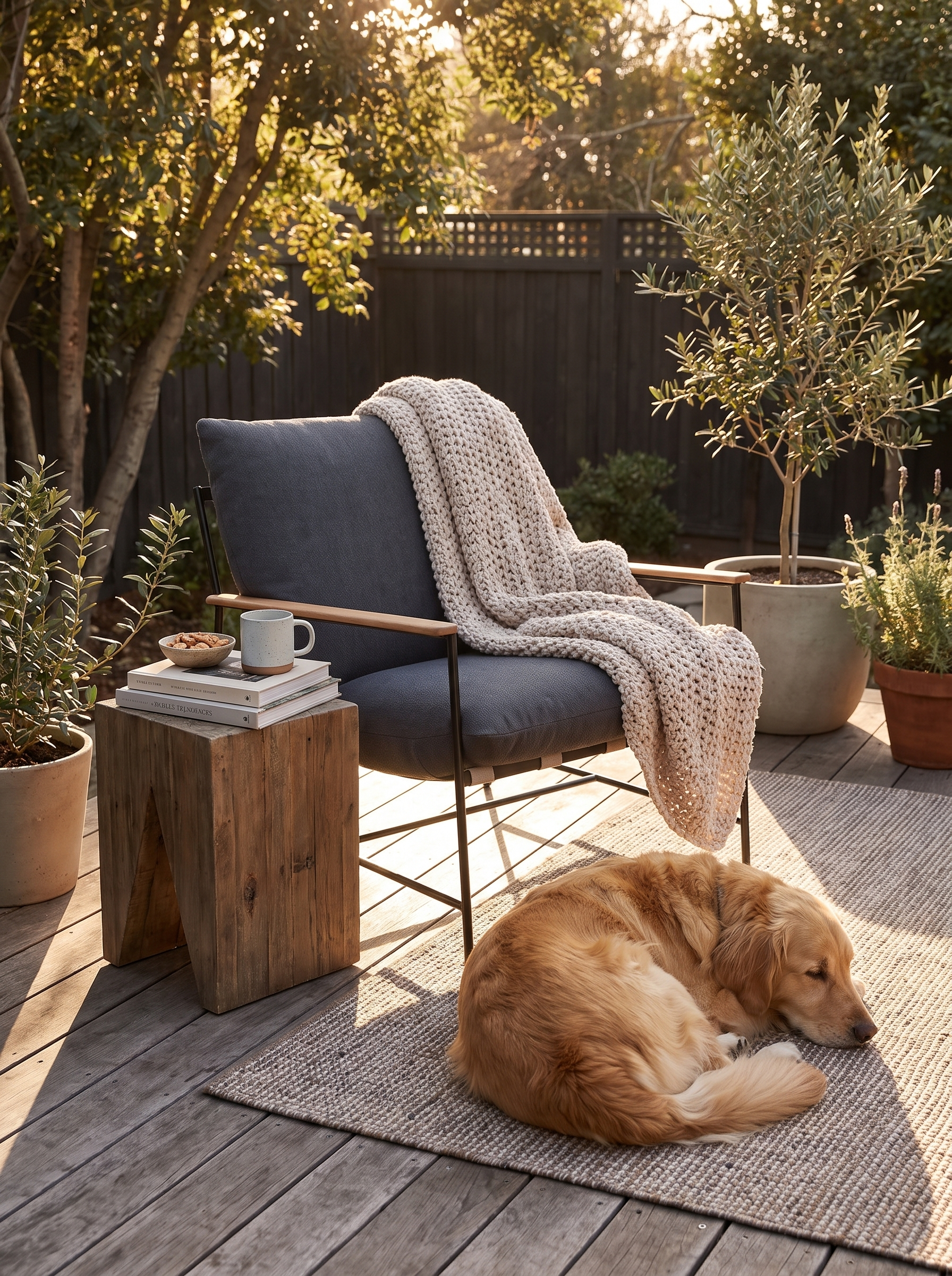 Outdoor Vail Lounge Chair lifestyle 2