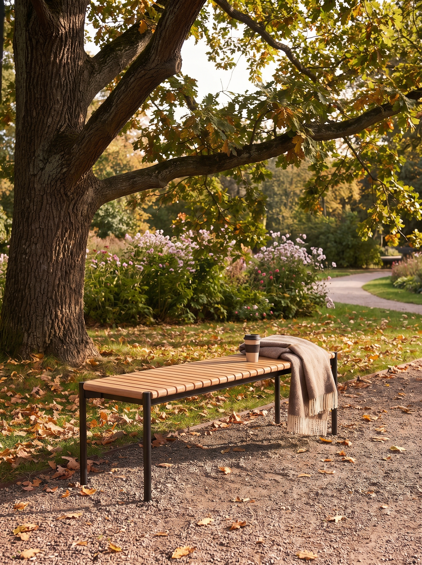 Outdoor Strata Dining Bench lifestyle 3