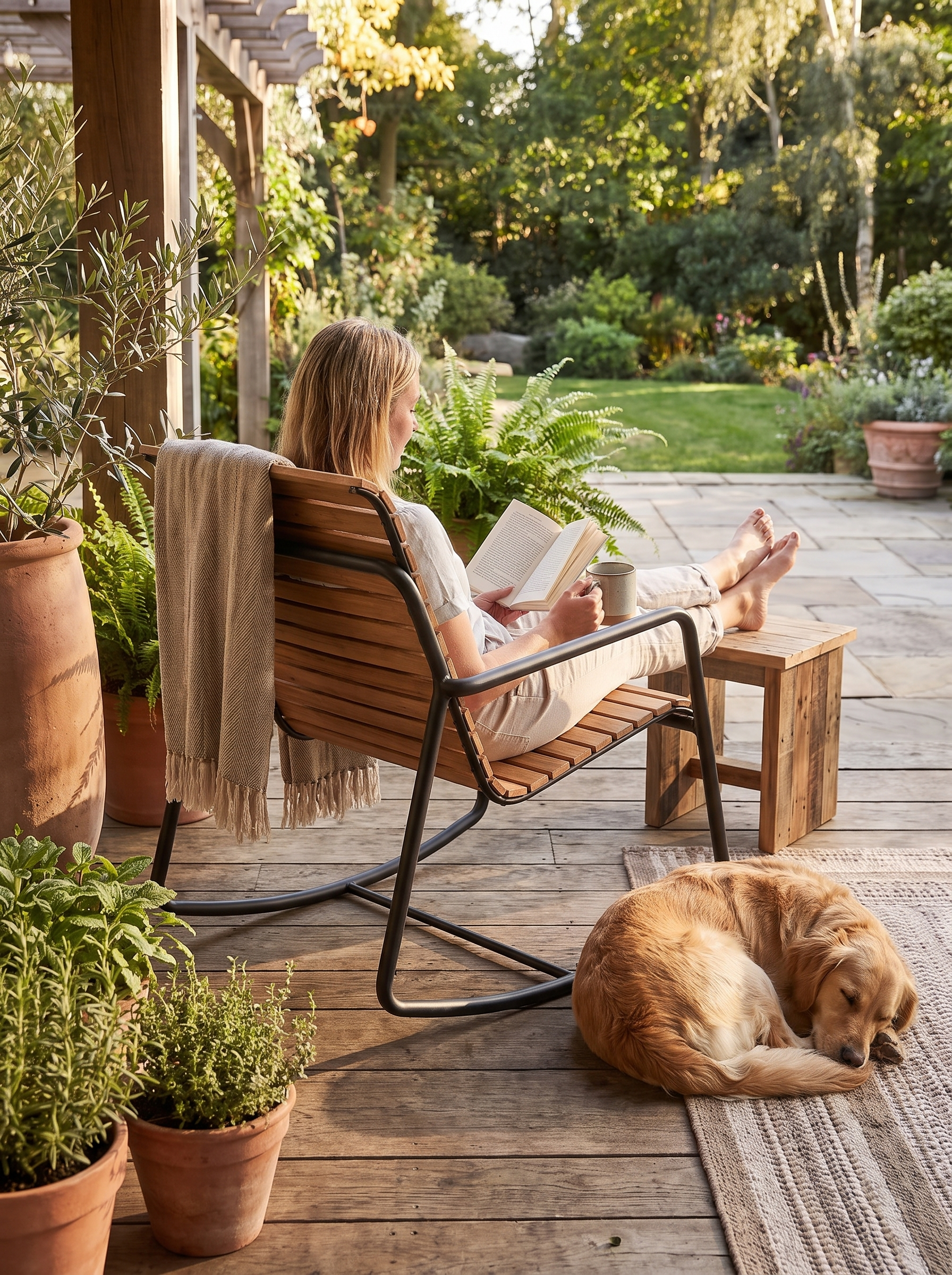 Outdoor Strata Rocker lifestyle 3