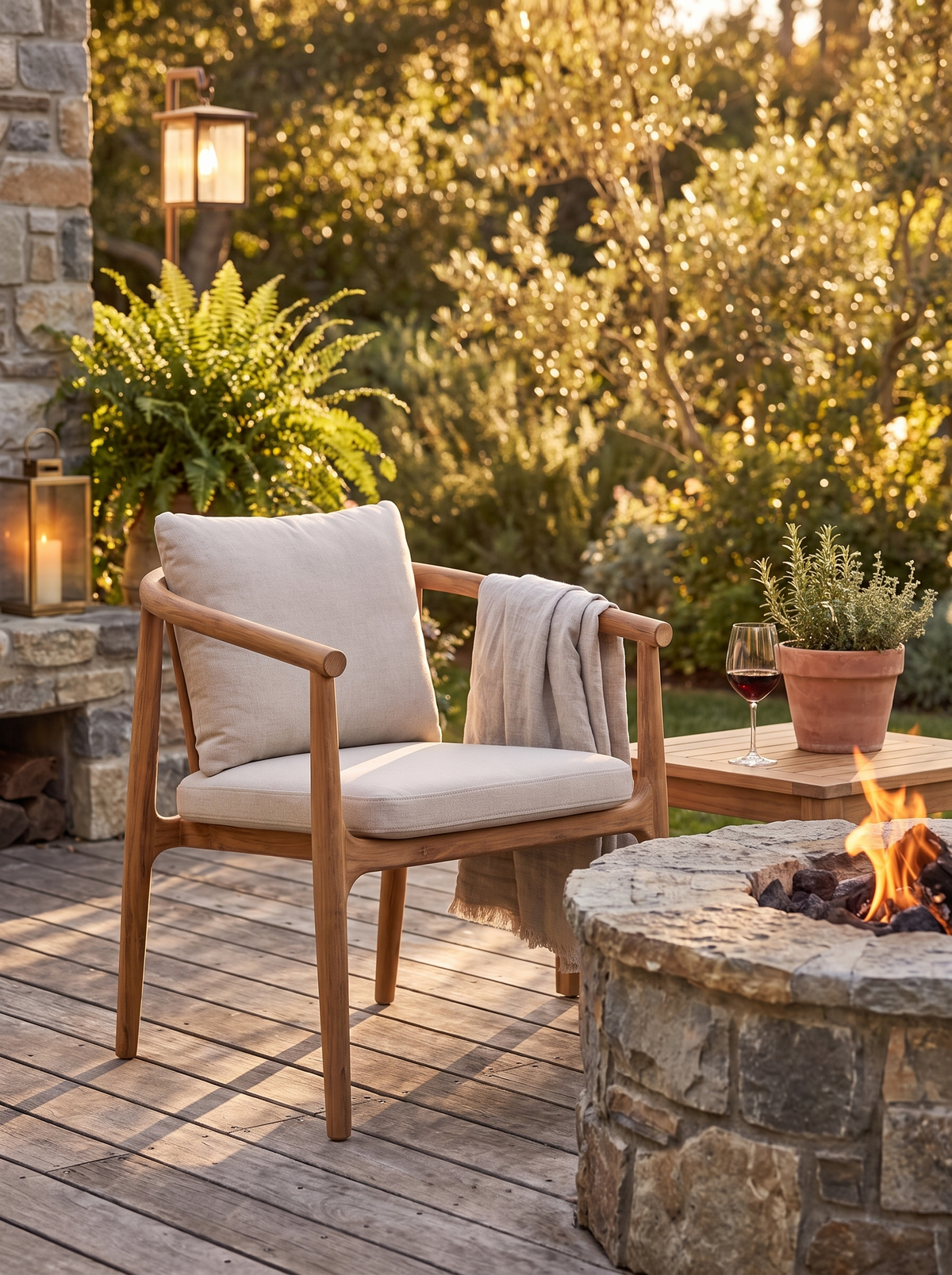 Outdoor Dillon Dining Chair lifestyle 1