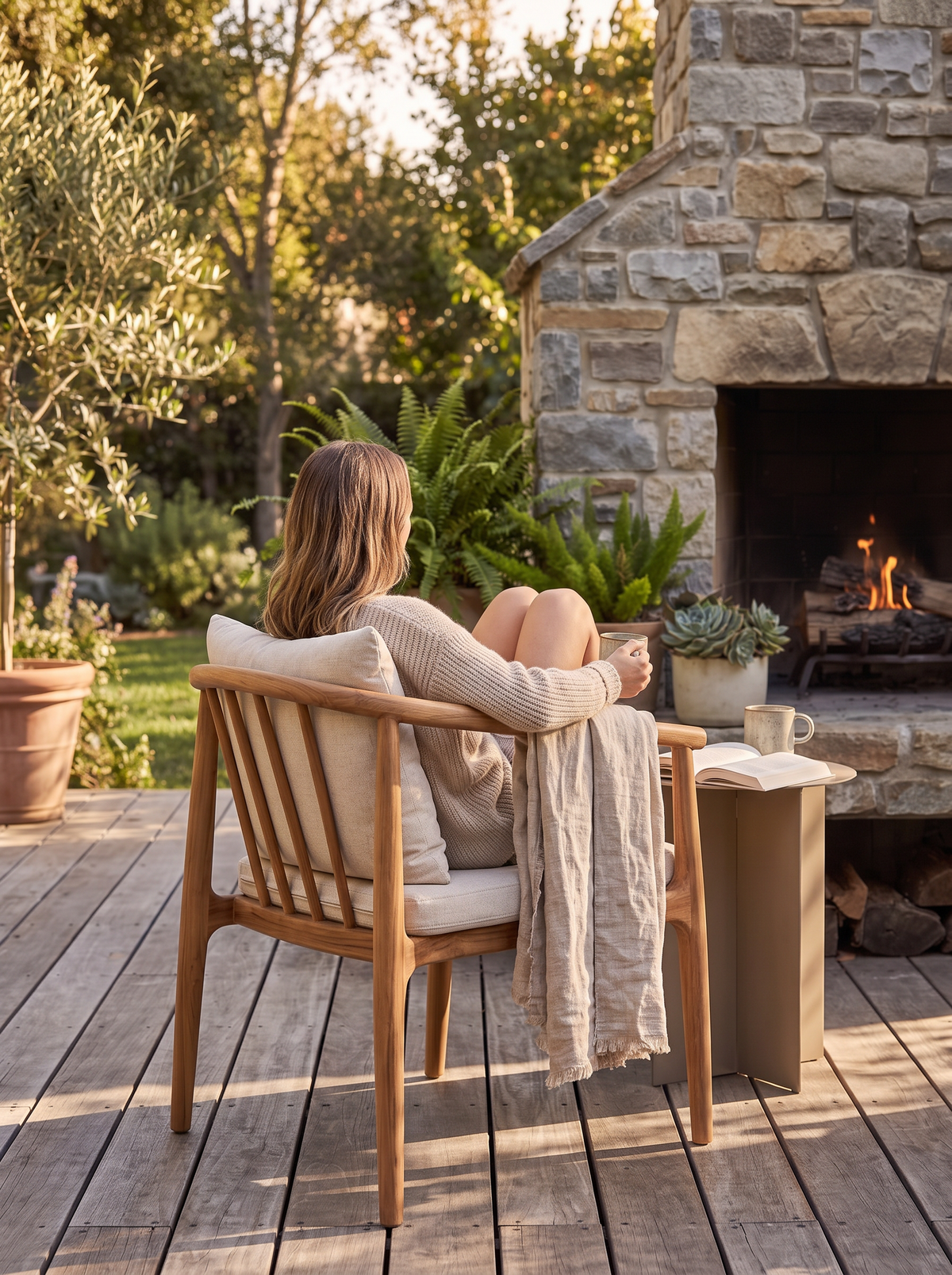 Outdoor Dillon Dining Chair lifestyle 2