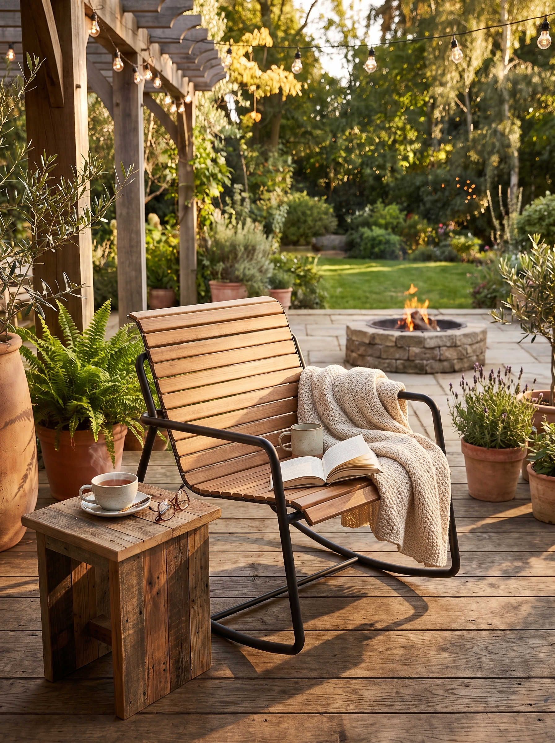 Outdoor Strata Rocker lifestyle 2