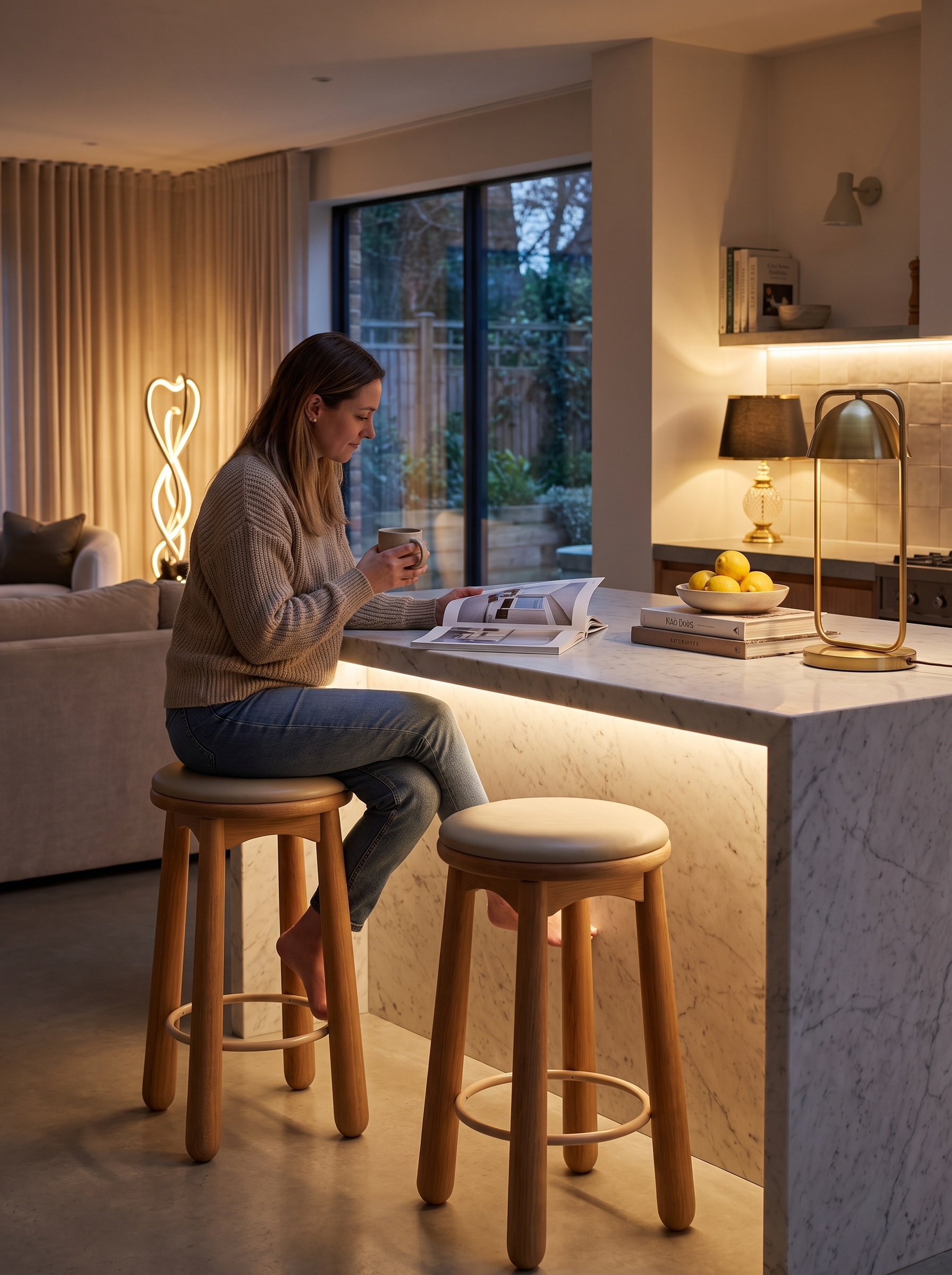 Eve Swivel Counter Stool lifestyle 3