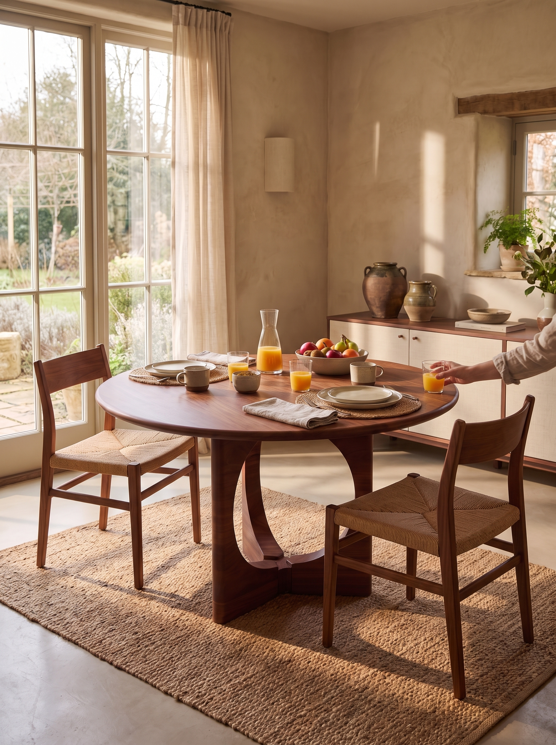 Summit Round Dining Table lifestyle 3