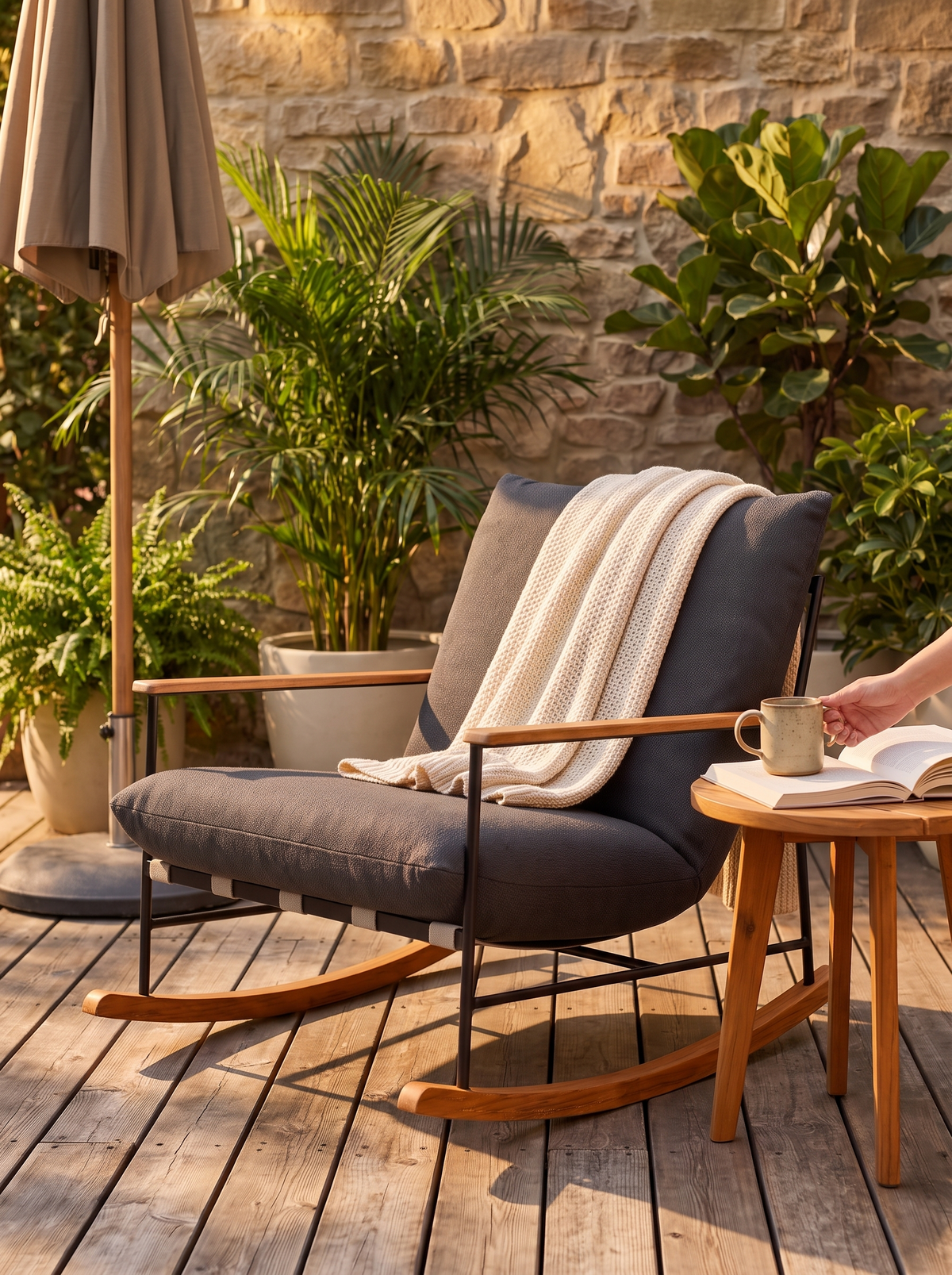 Outdoor Vail Lounge Rocker lifestyle 3