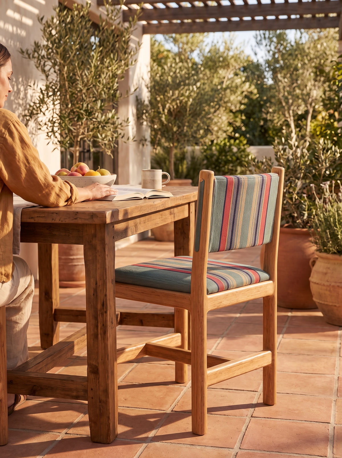 Outdoor Avon Dining Chair lifestyle 3