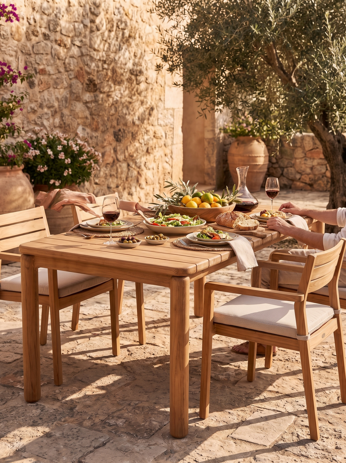 Outdoor Dillon Dining Table lifestyle 3