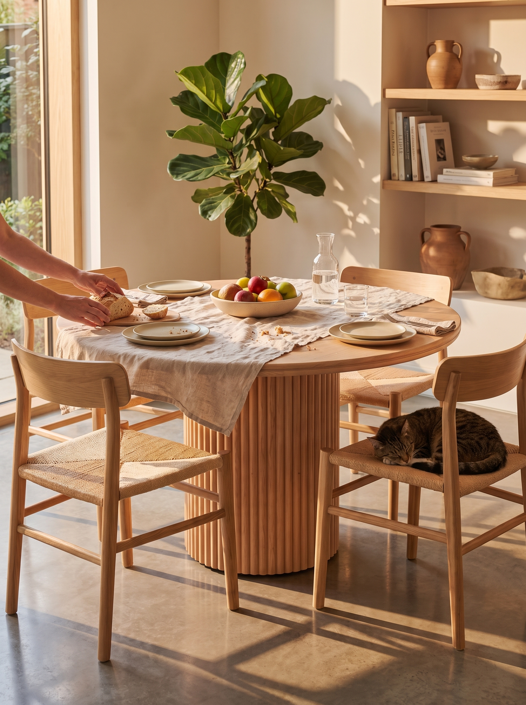 Rio Round Dining Table lifestyle 1