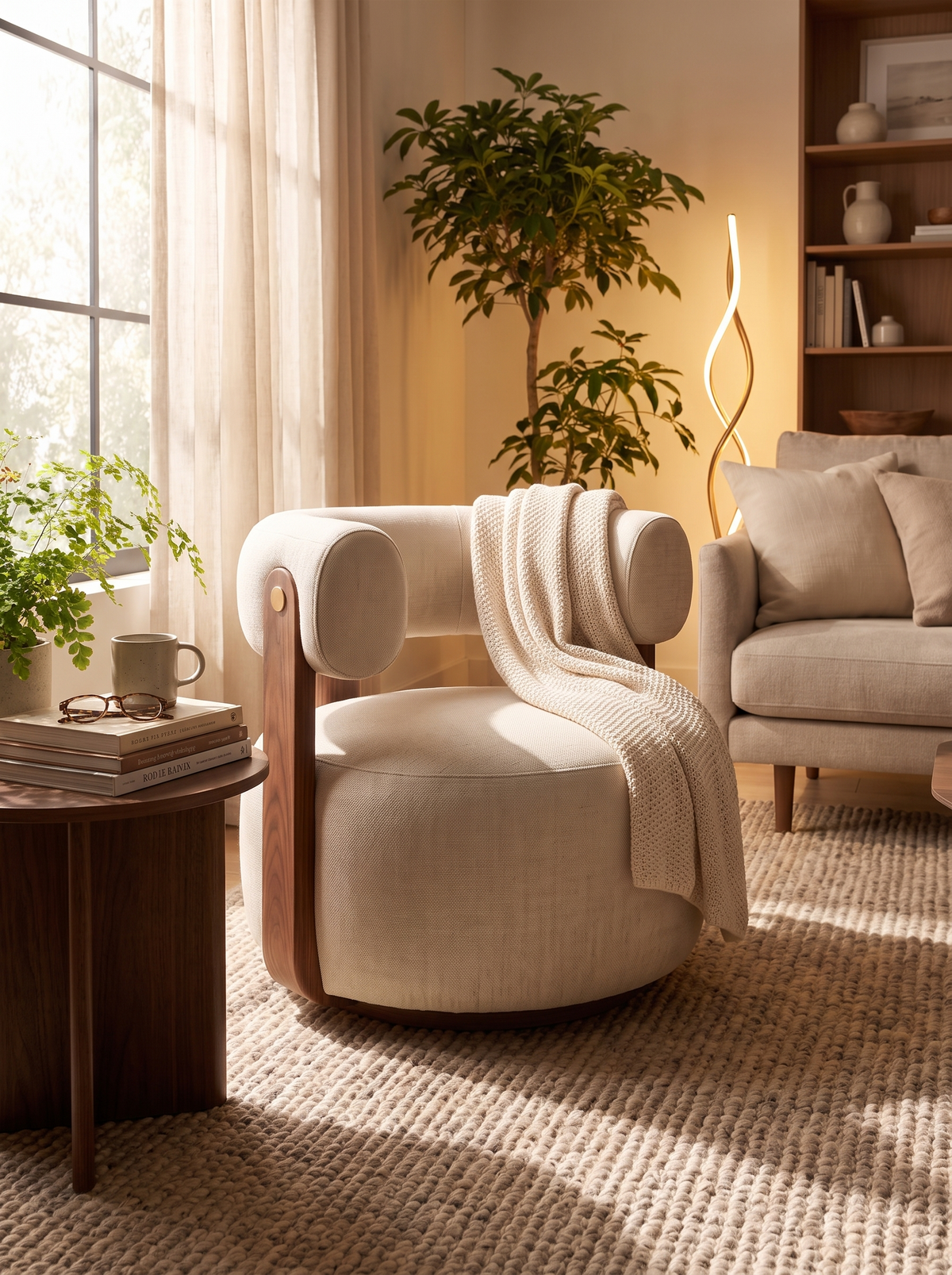 Keystone Swivel Lounge Chair lifestyle 3