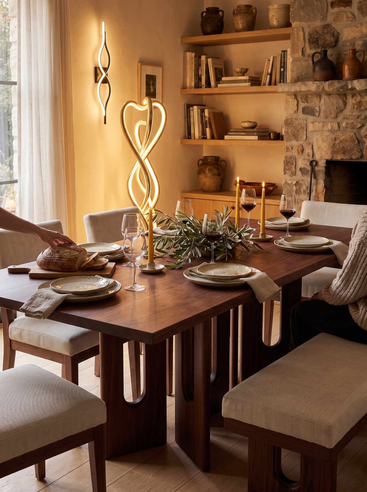 Highland Dining Table lifestyle 2
