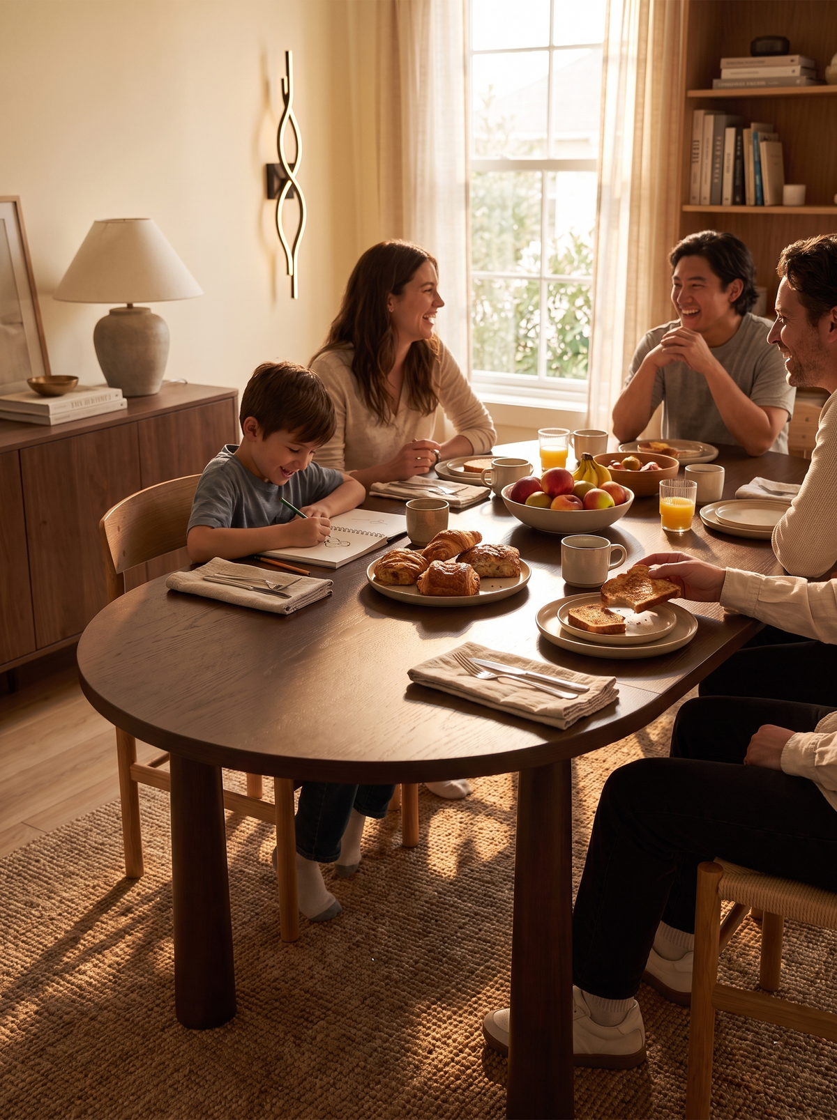 Loop Dining Table lifestyle 1