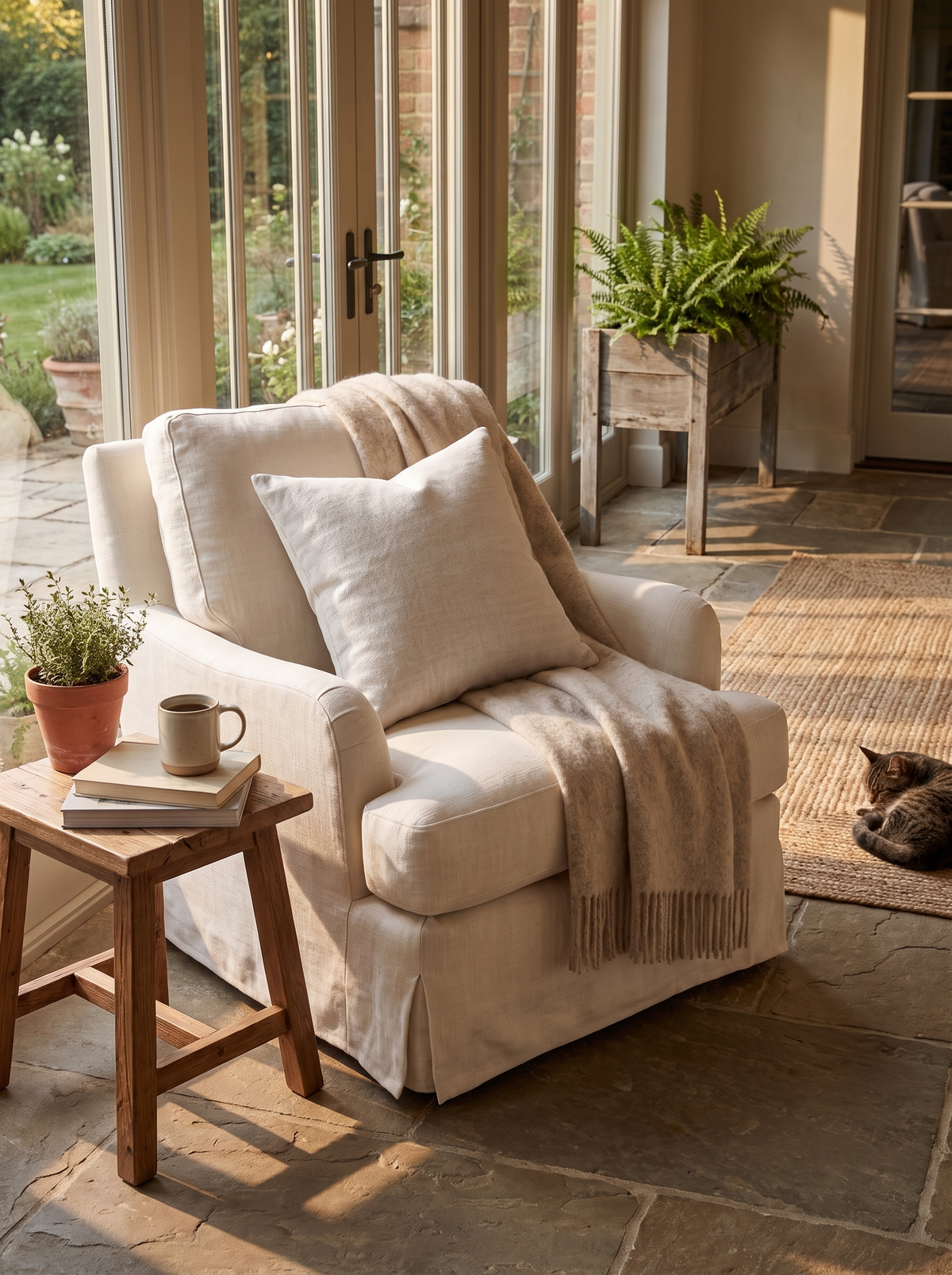 Townes Outdoor Pillow lifestyle 1