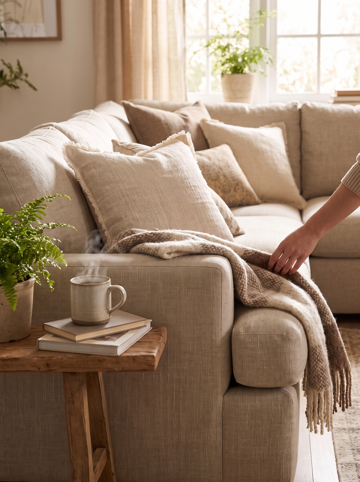 Tharp Outdoor Pillow lifestyle 2