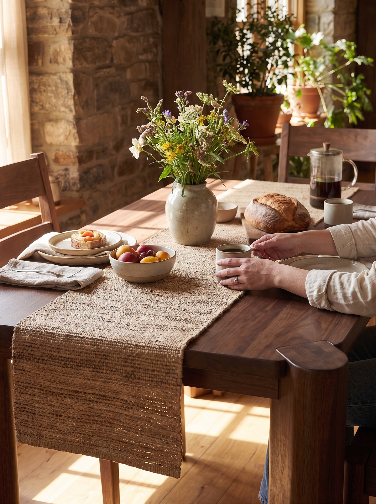 Soho Outdoor Dining Table lifestyle 2