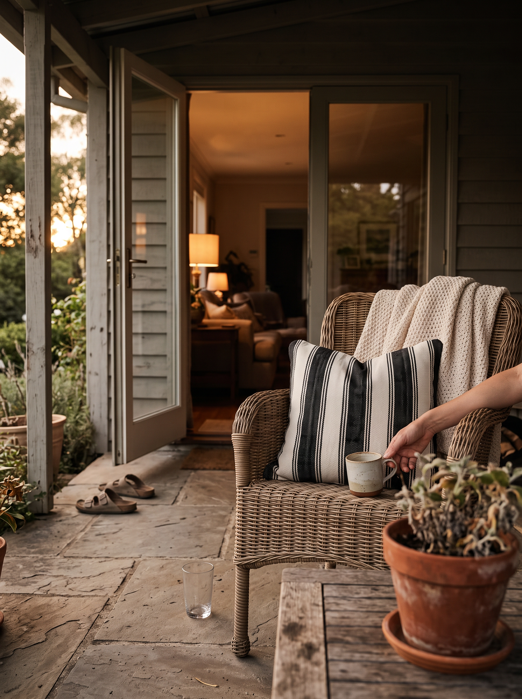Ditmar Outdoor Pillow lifestyle 1