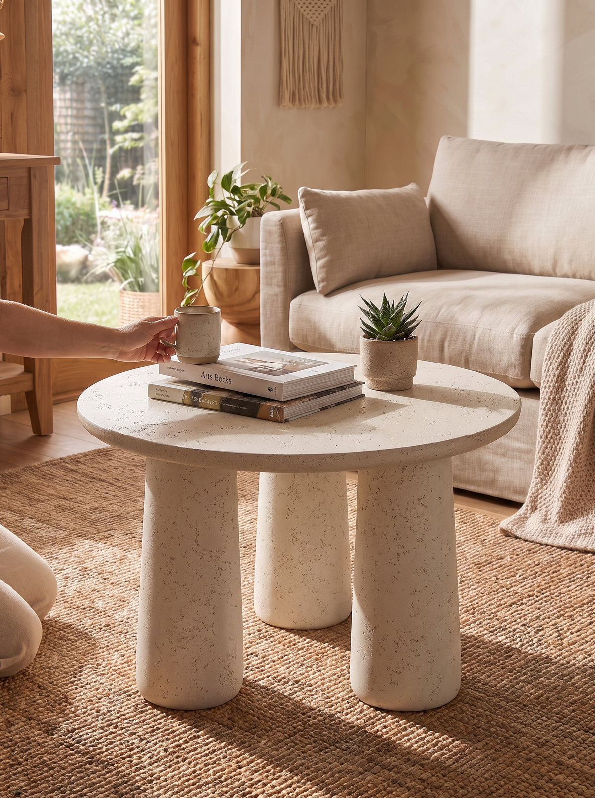 Rye Outdoor Nesting Coffee Table lifestyle 2