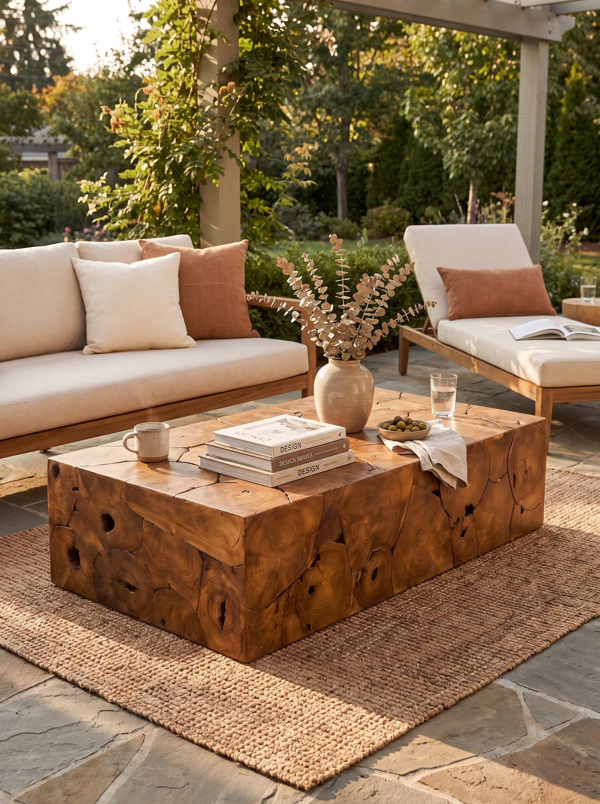 Tomlin Outdoor Coffee Table lifestyle 1