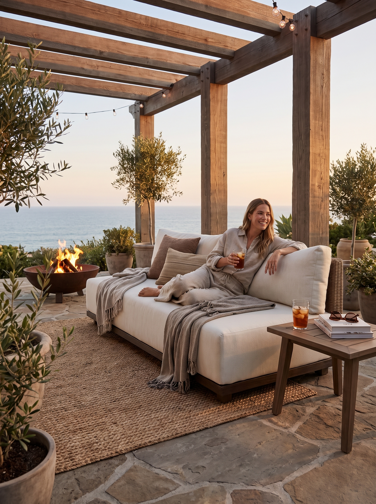 Wayford Outdoor Sofa lifestyle 2